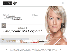 Tablet Screenshot of colegiodemedicinaestetica.com.mx